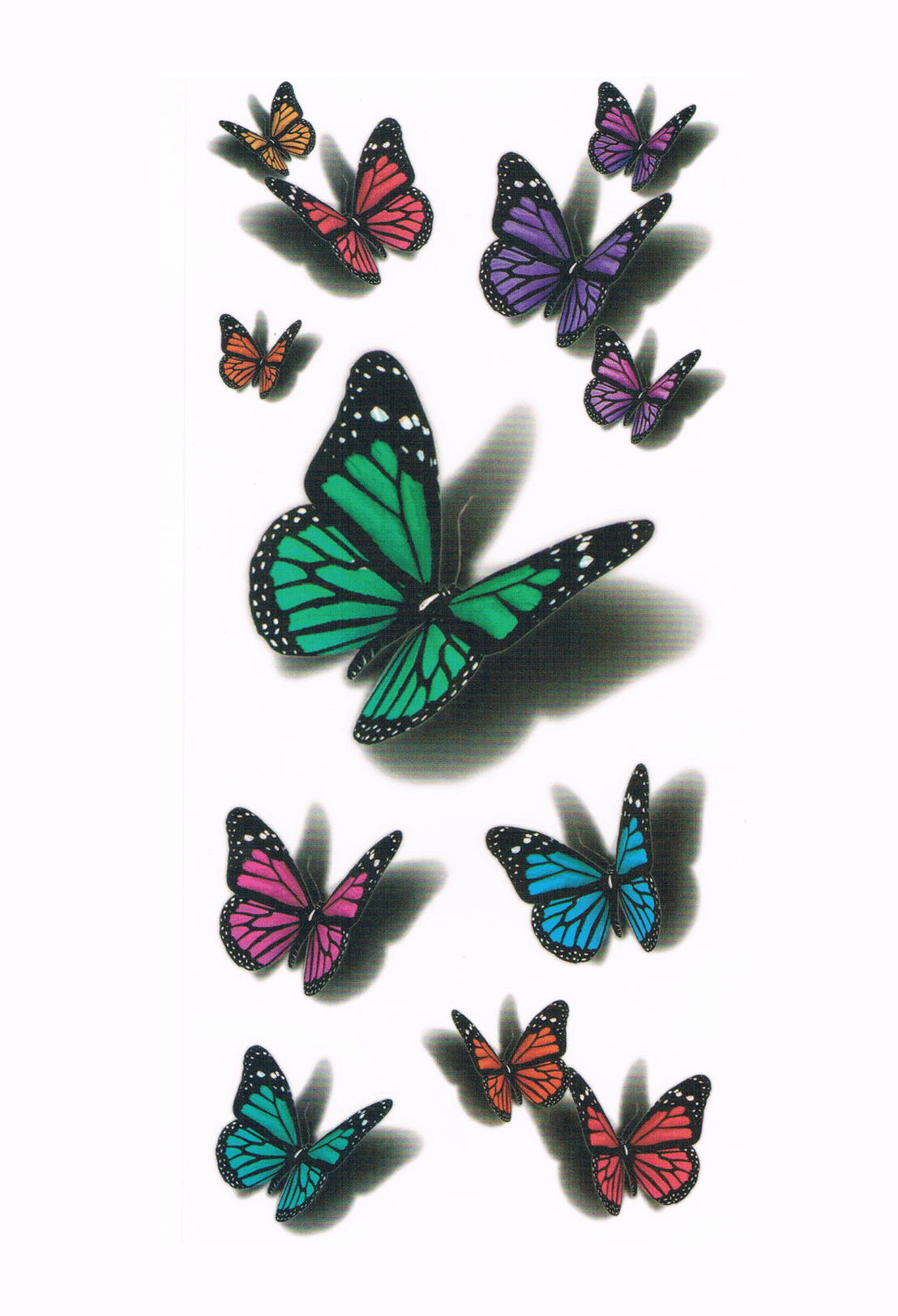 Collection de papillons ( 7 pièces )
