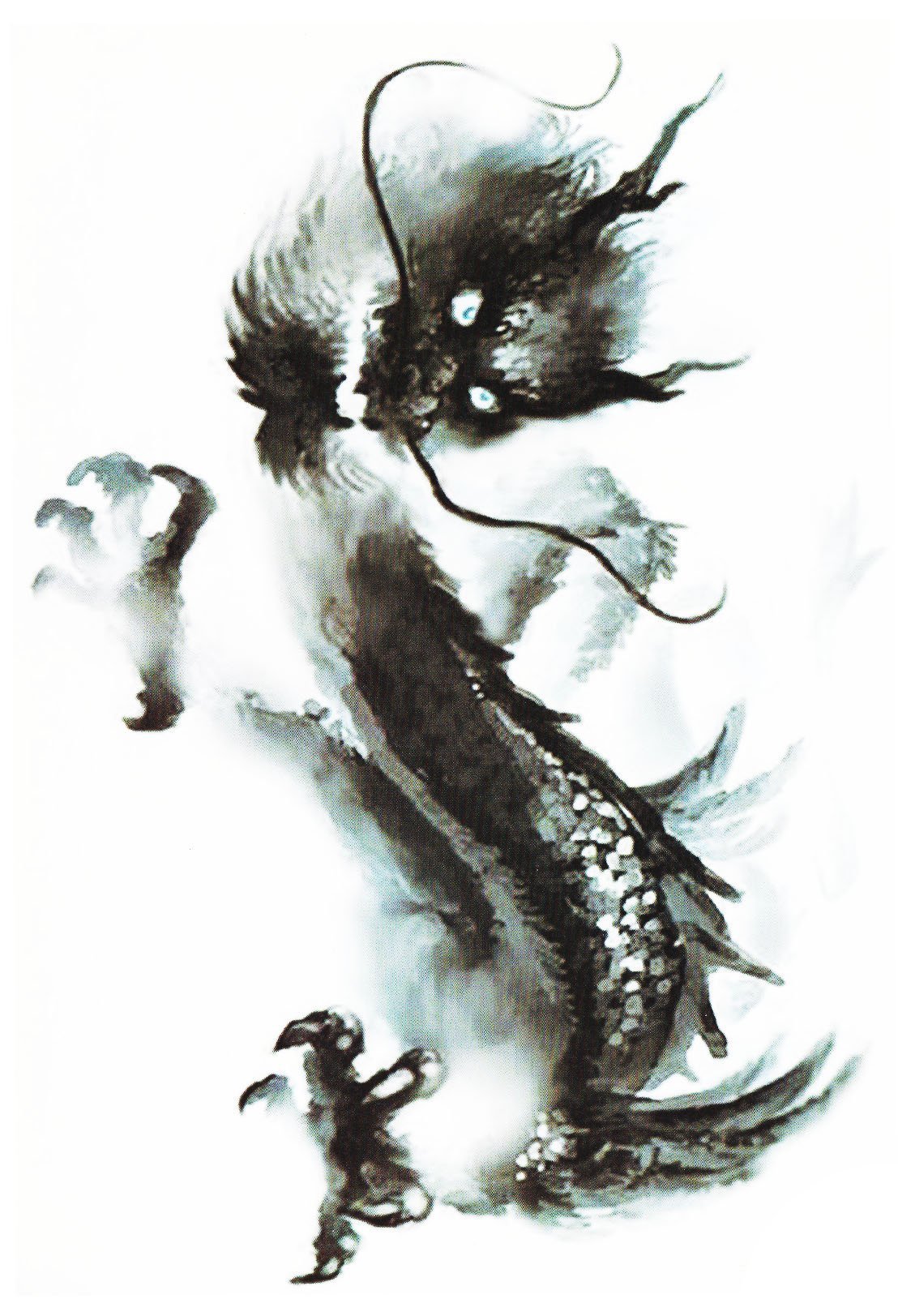 Dragon aquarelle