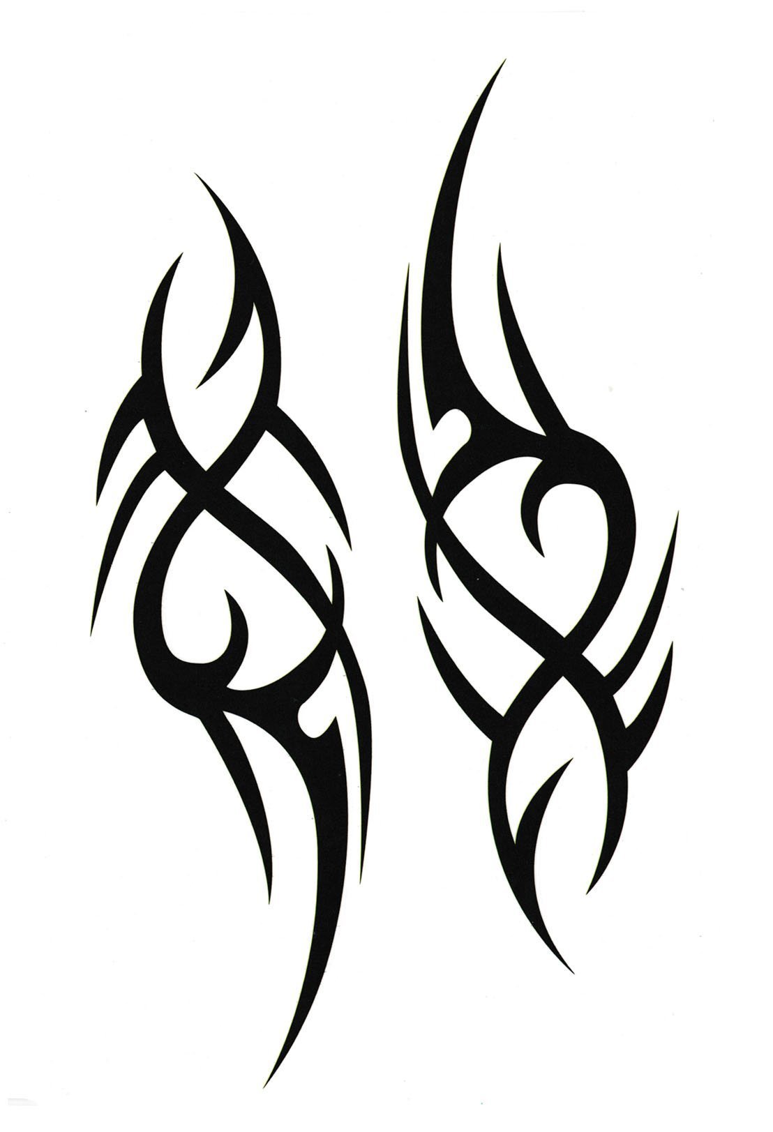 Tatouage Temporaire Tribal - Le Coq Tatoué, image size:1108x1623