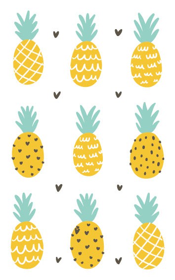 Planche d'ananas