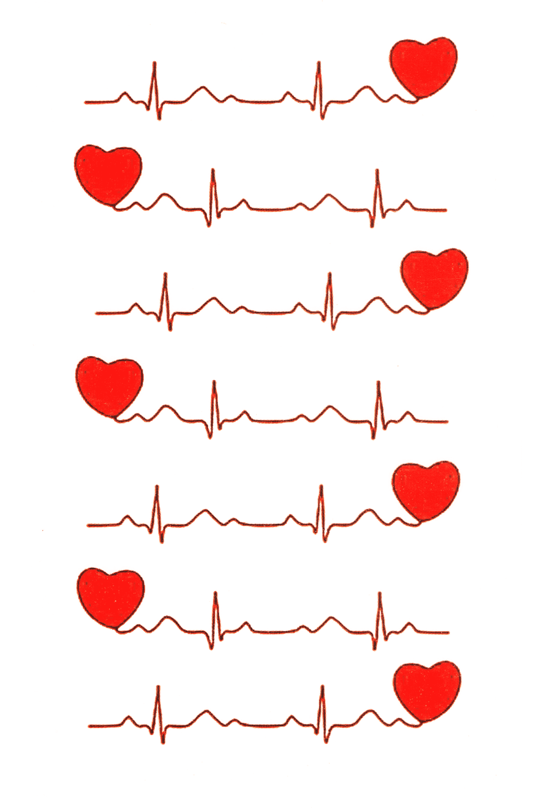 Battements de cœur ( 7 pièces )