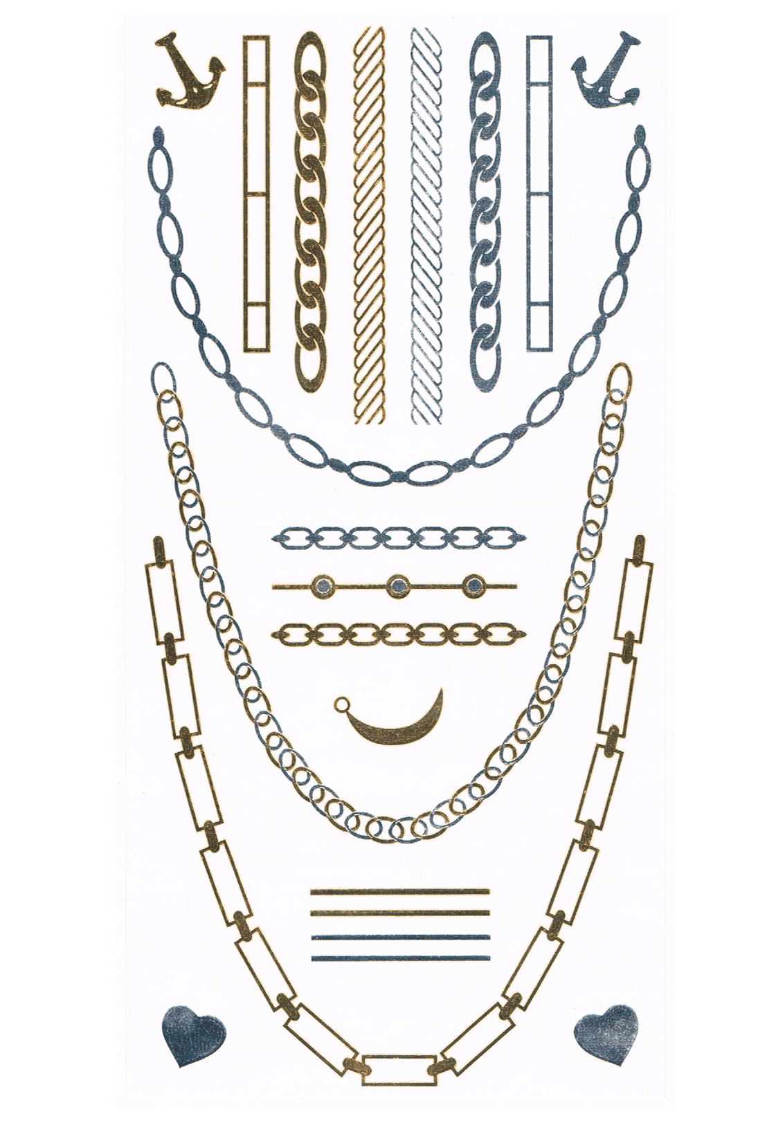 Colliers et Bracelets Argent/OR (21 pièces)