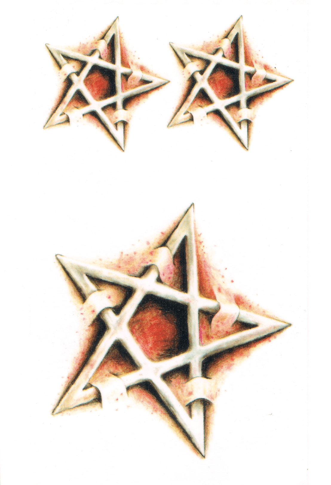 Croix Satanique ( 3 pièces )