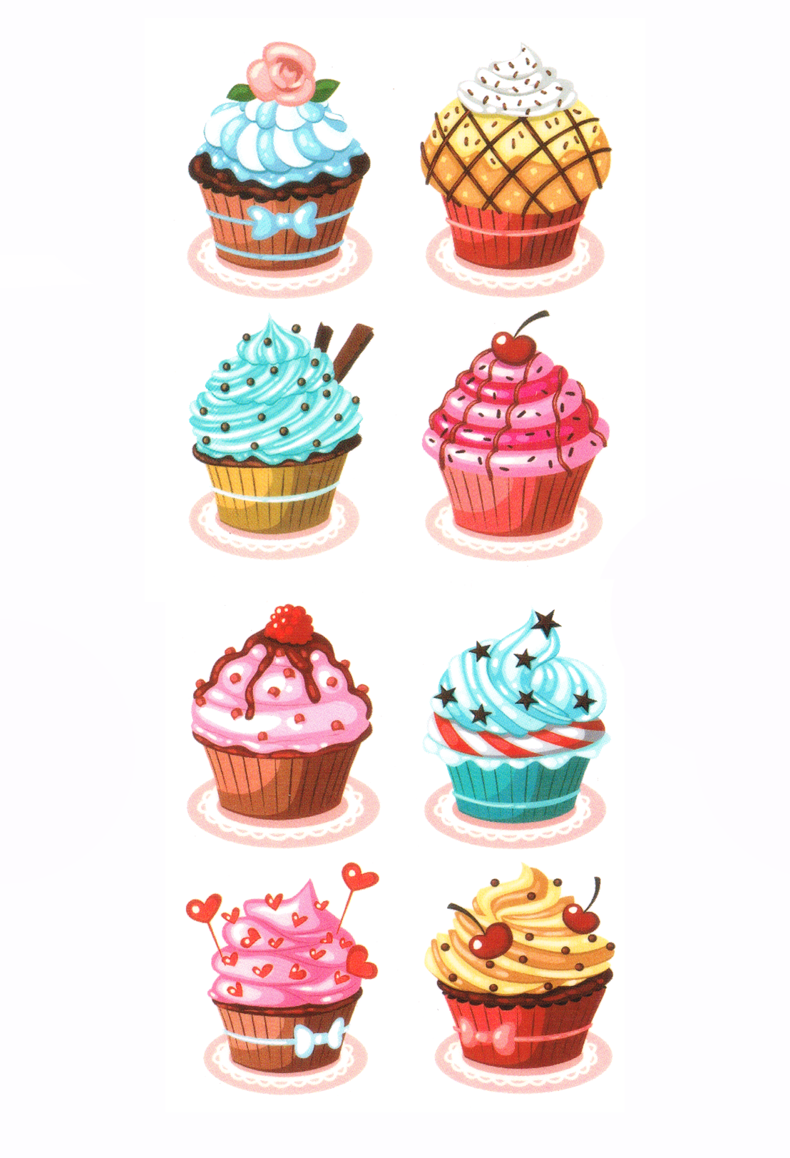 Cupcakes Party ( 8 pièces )