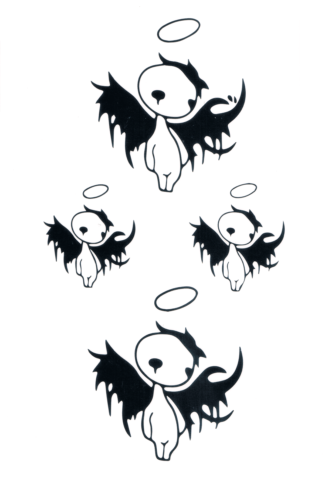 Demon angel ( 4 pièces )