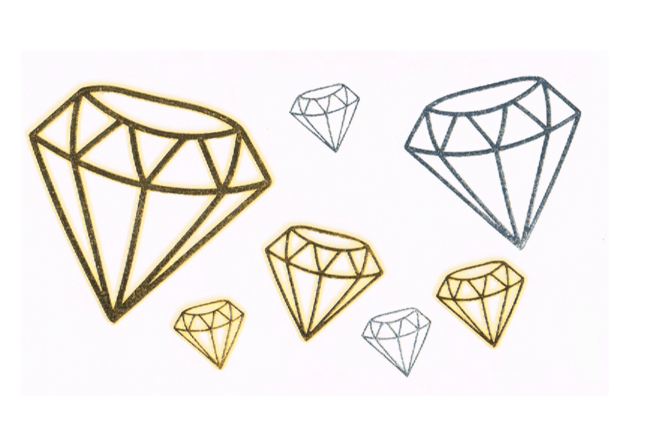 Diamants Argent/OR (7 pièces)