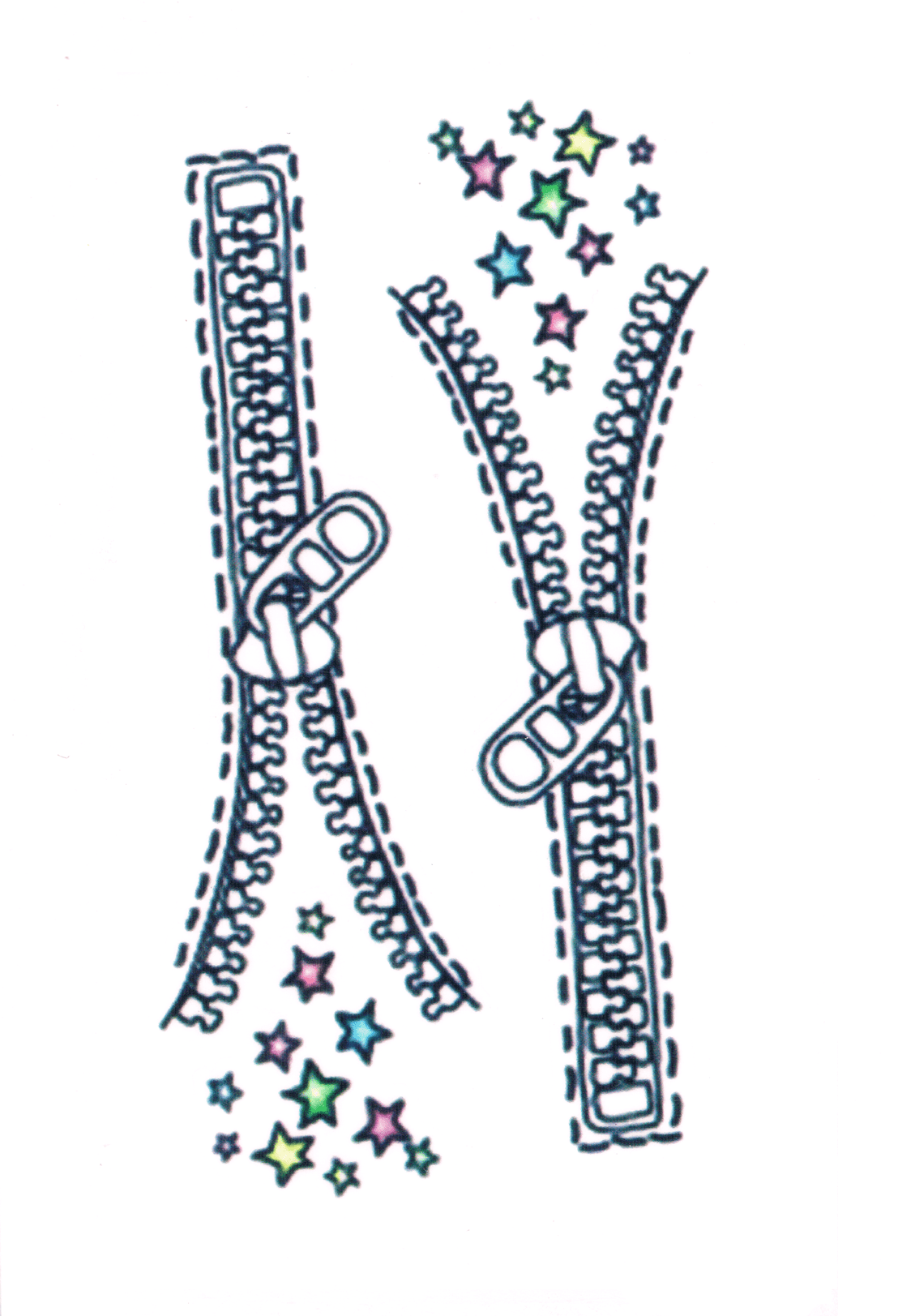 Fermeture Éclaire ( 2 pièces )