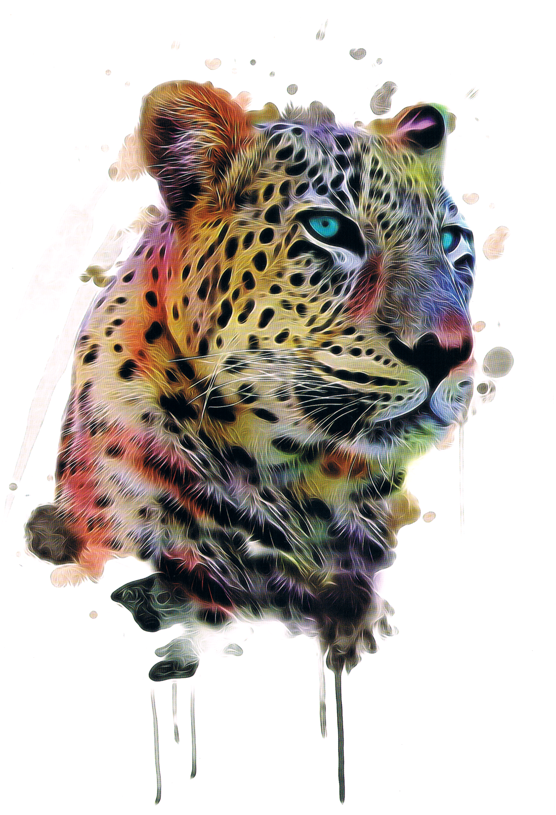 Léopard Aquarelle