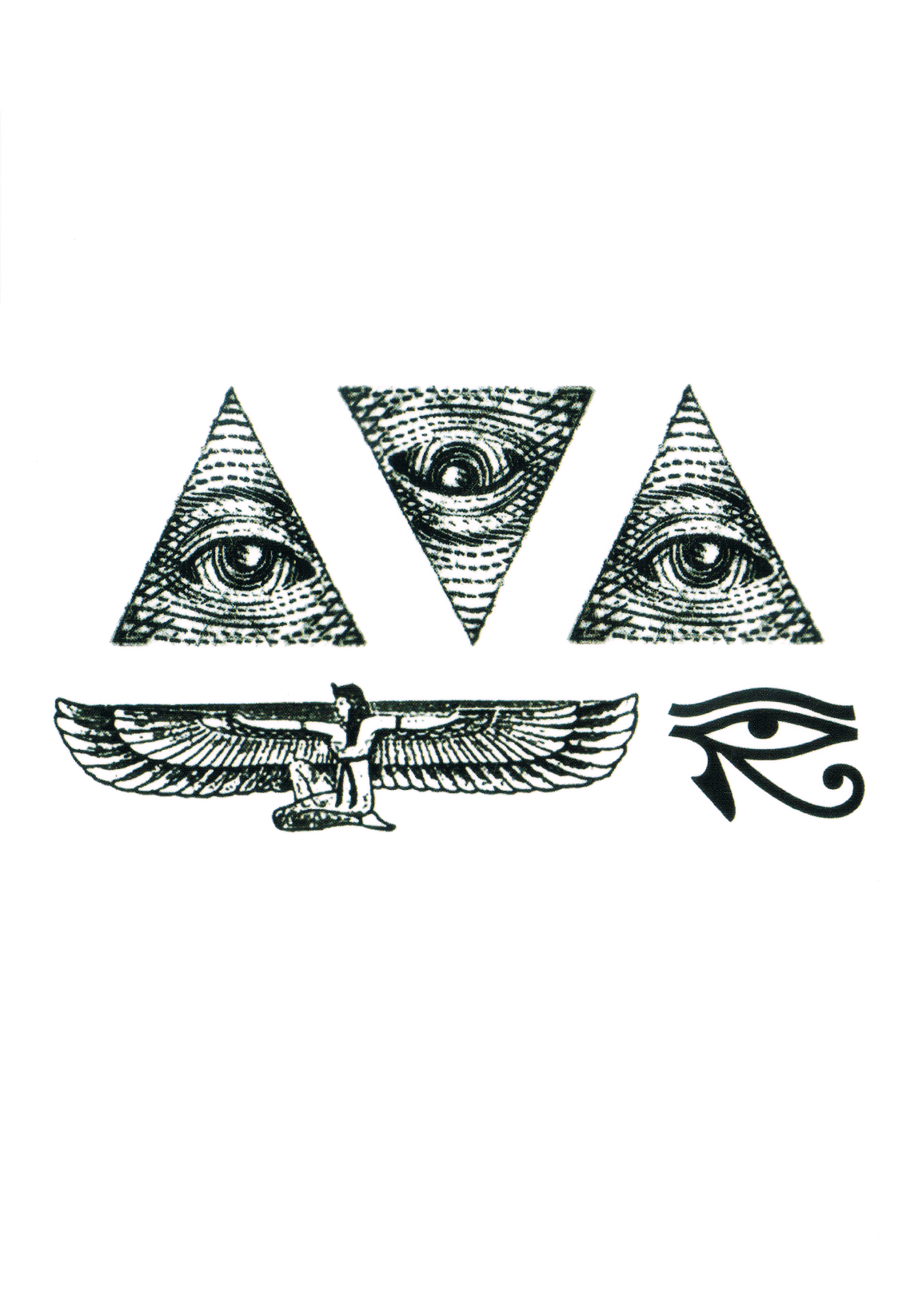 Oeil Egypte ( 5 pièces )