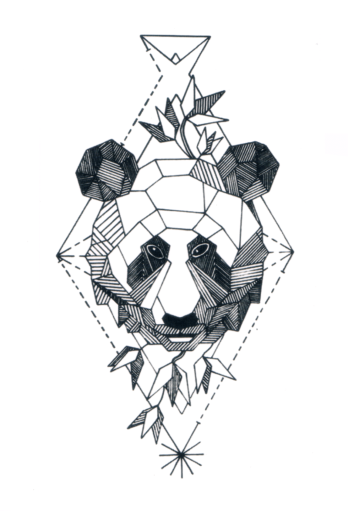 Panda géométrique