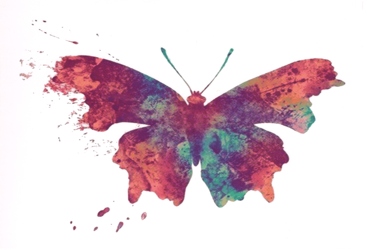 Papillon en Aquarelle