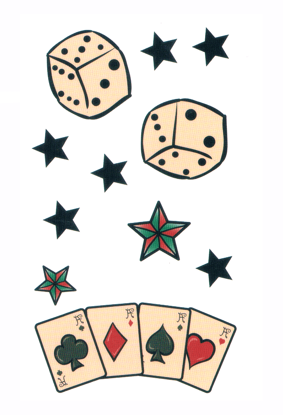 Tatouage Éphémère de haute qualité / Temporary tattoo high quality - Le Coq Tatoué