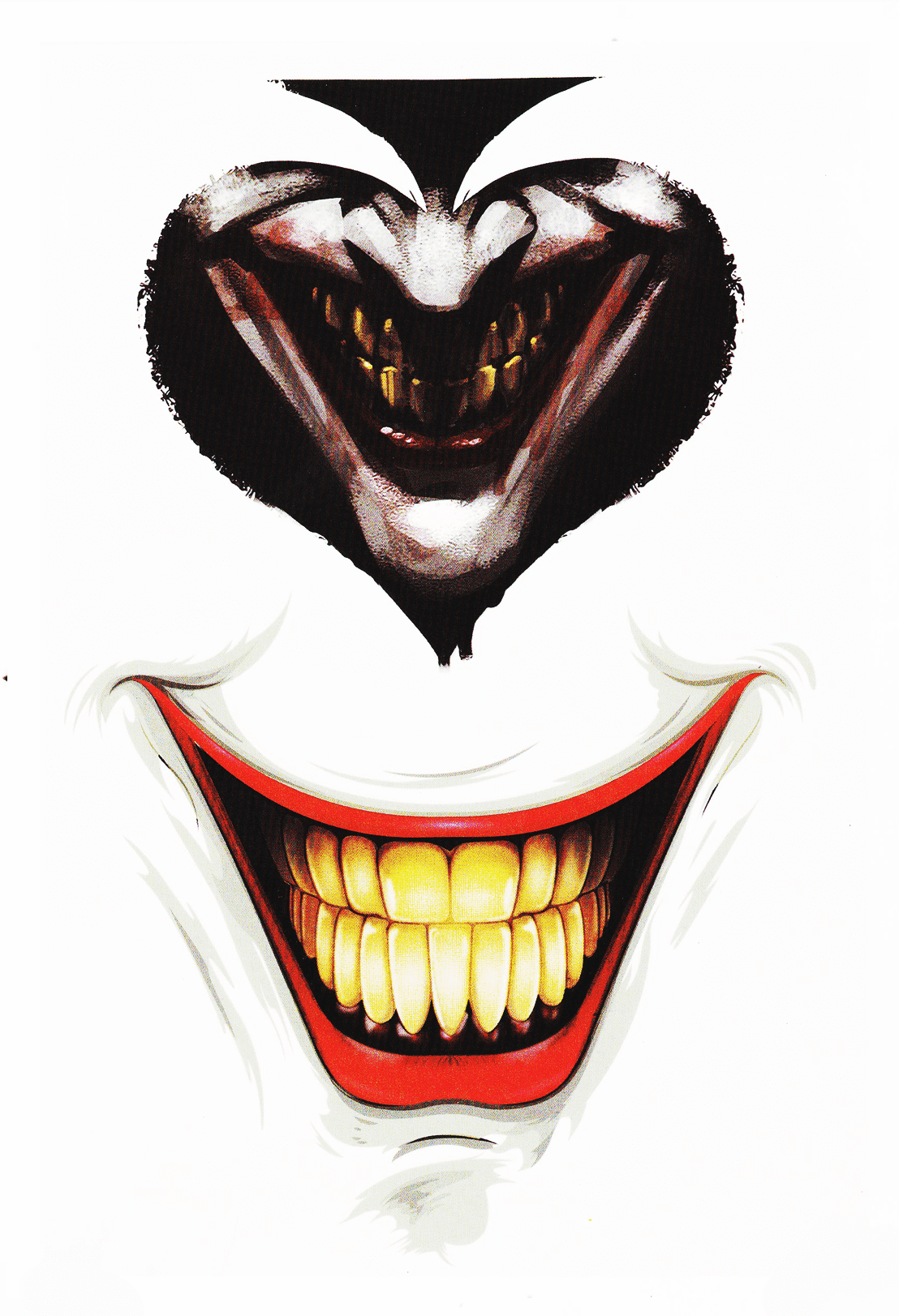 Sourire Joker ( 2 pièces )