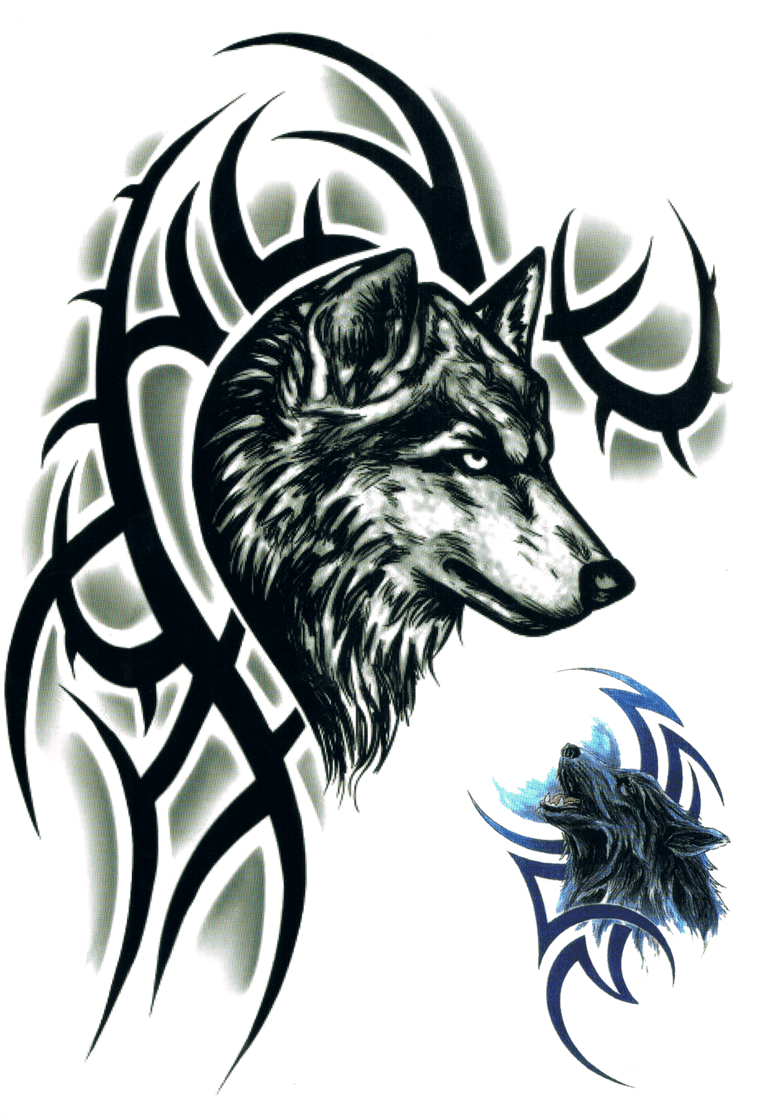 Tribal wolf