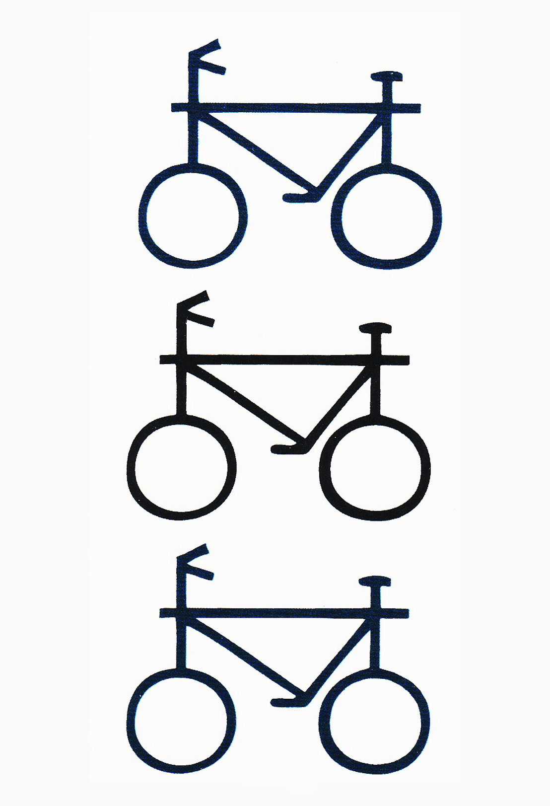Vélo ( 3 pièces )